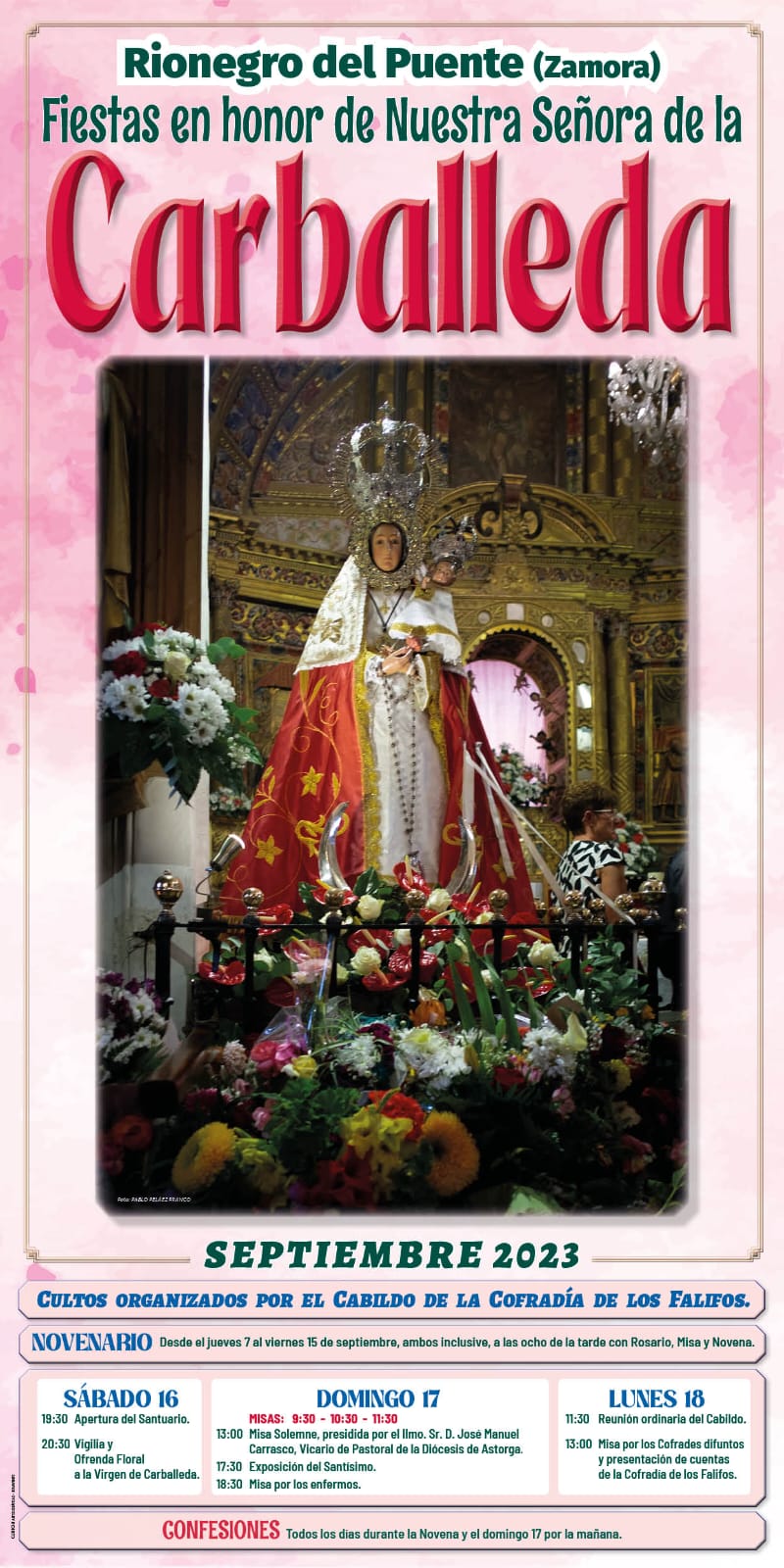 Fiestas en honor a Nuestra Señora de Carballeda 2023 Rionegro del Puente